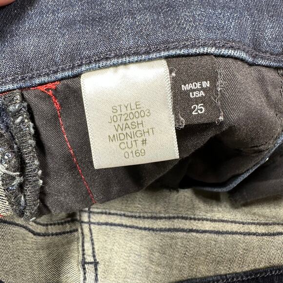 Veronica Beard Jeans NWOT Carolyn Baby Boot Jeans Side Stripe Size 25 Button Fly - Picture 7 of 10